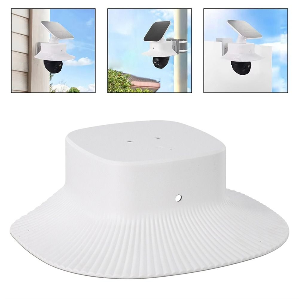 Eufy Camera S340 - 雨や日差しに強いカメラ用防雨カバー プラスチック製 白色 セキュリティカメラ保護カバー Eufy S340用カメラ保護
