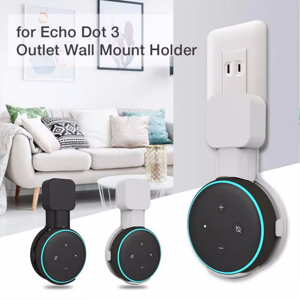 Amazon Speaker Echo Pop - Echo Dot 3 用ウォールマウントホルダーコード管理ブラケットポータブル Alexa Echo