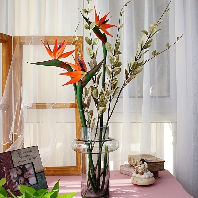 人工天国の鳥の花 3 個、偽の極楽鳥ストレリチア、ホームオフ - Bird Paradise Strelitzia のレビューと価格
