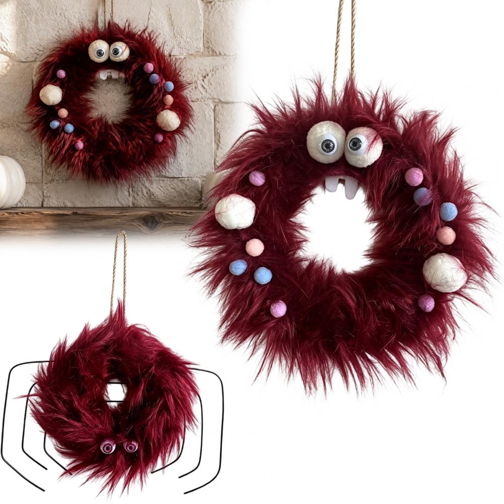 秋の家の装飾用リース ハロウィンリース 玄関用 ハロウィンふ - Spider Plant Hanging のレビューと価格