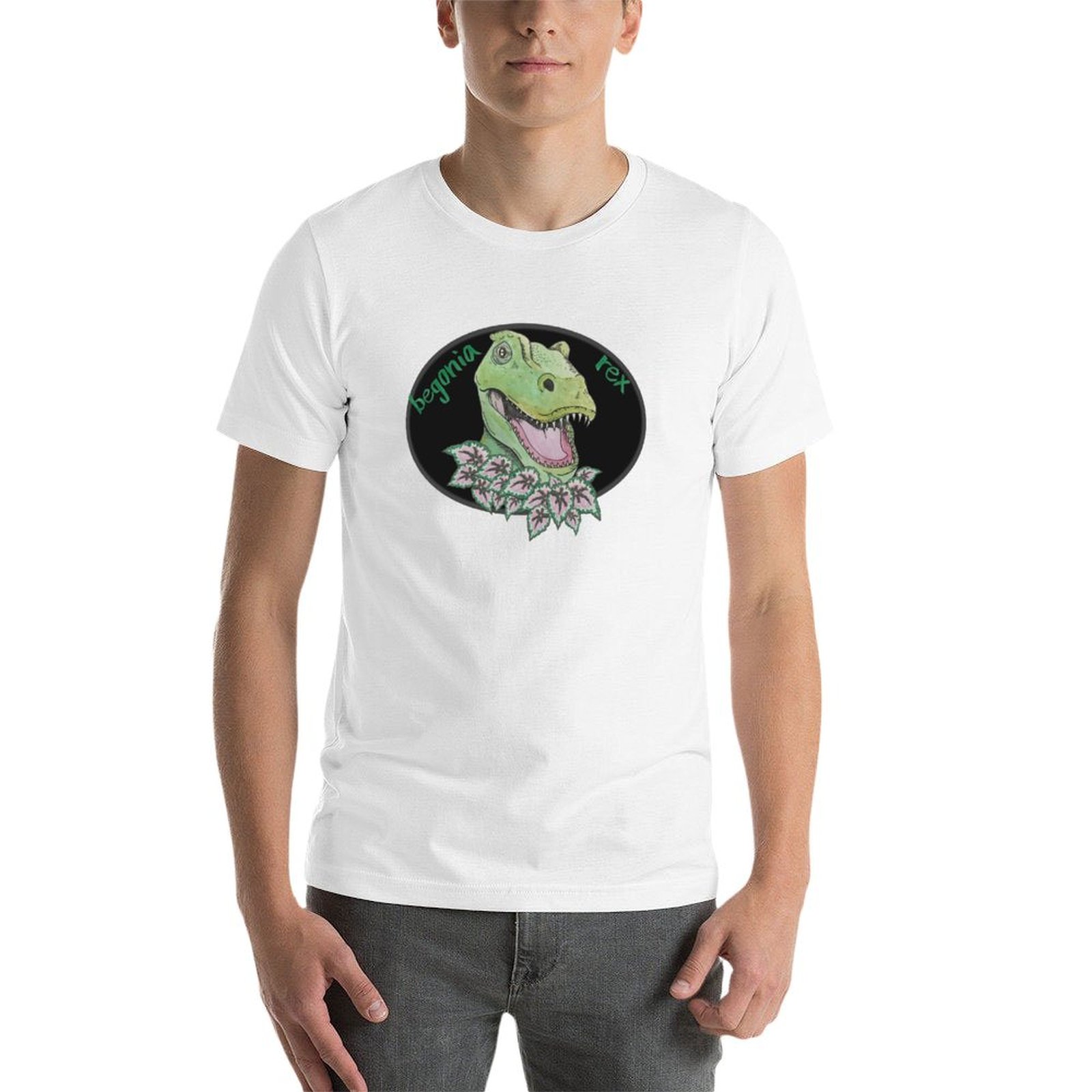 TレックスベゴニアTシャツ ベーシックソリッドTシャツ 日常 - Begonia Rex のレビューと価格
